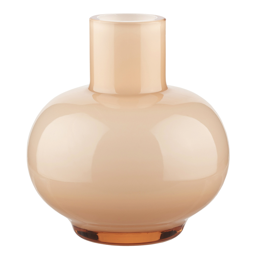 Marimekko – Mini Vas Glas 6×5,5 cm Korall