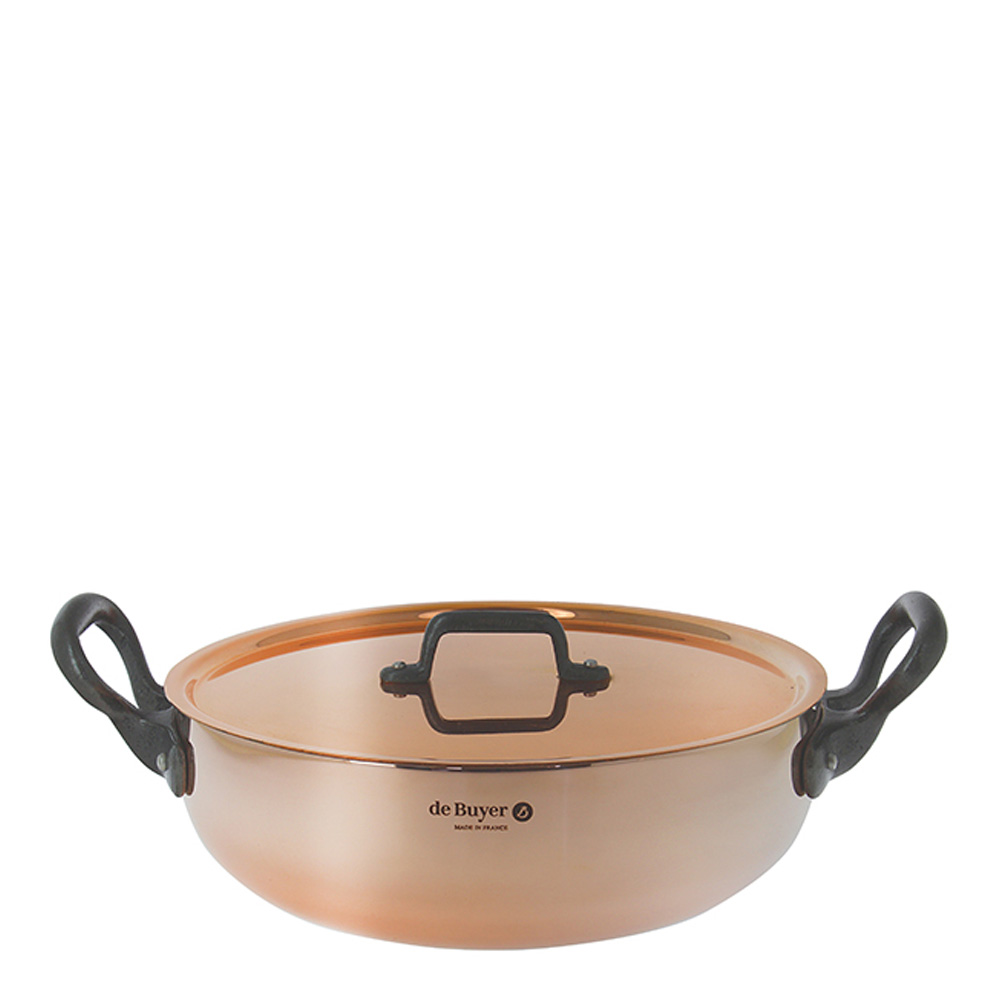 de Buyer – Prima Matera Sauteuse Gjutjärnshandtag 28 cm Koppar