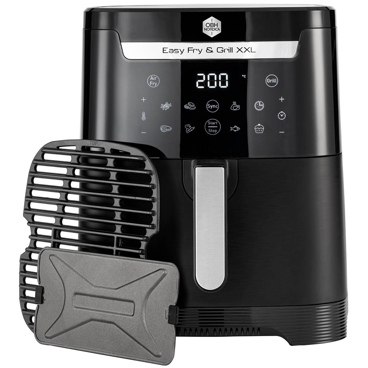 Läs mer om OBH Nordica - Easy Fry & Grill XXL 2-i-1 airfryer AG8018S0 Svart