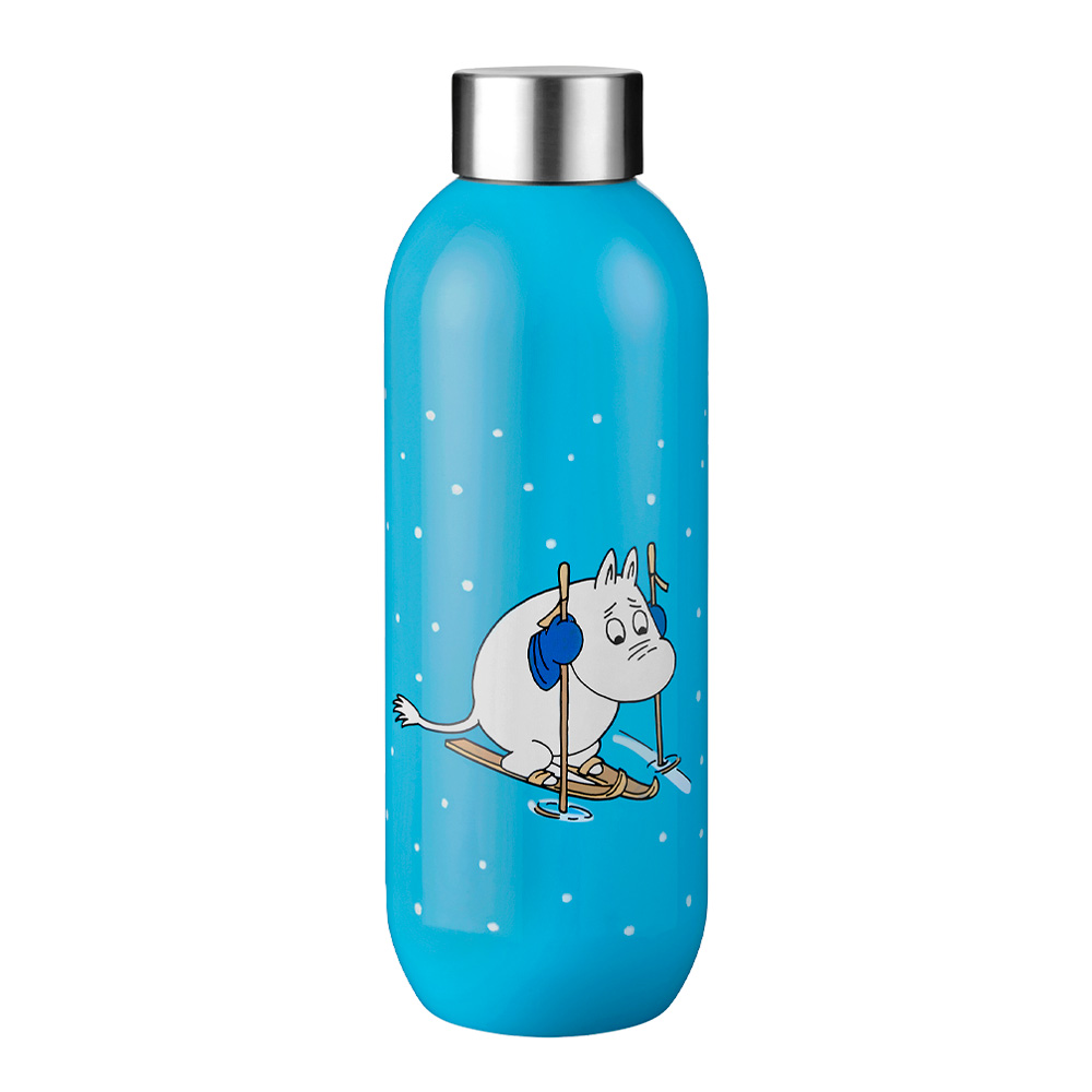 Läs mer om Stelton - Keep Cool Dricksflaska 0,6 L Moomin Skiing