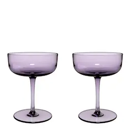 Villeroy & Boch Champagneglas coupe 10 cl 2-pack Lavender