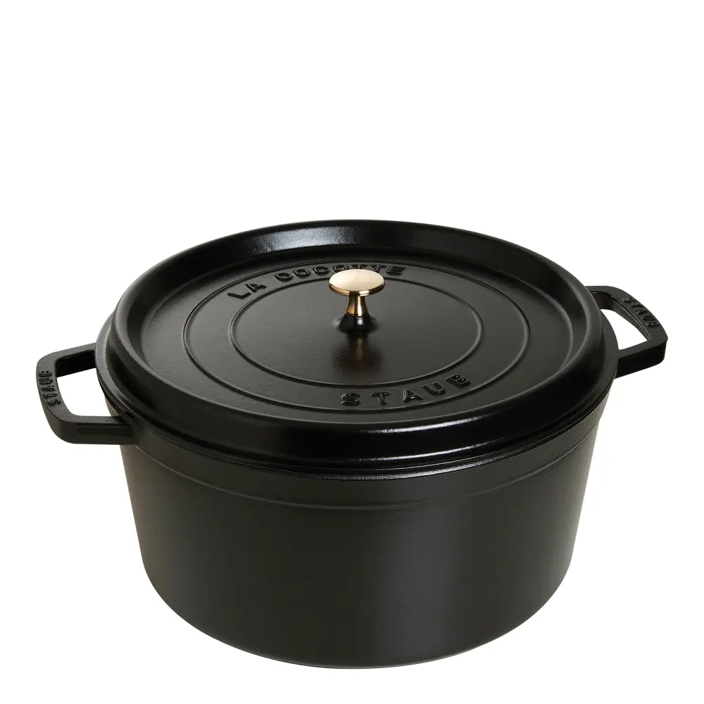 Pyöreä Pata 12,6 L Musta