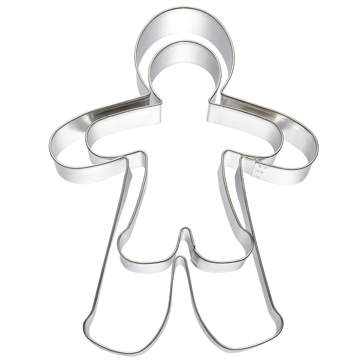 Modern House - bAYk Pepparkaksform Gubbe 2 Delar Silver