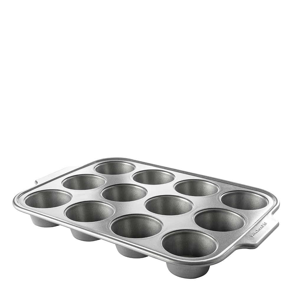 Läs mer om Kitchenaid - KitchenAid Metal Bakeware Muffinsform För 12 Muffins
