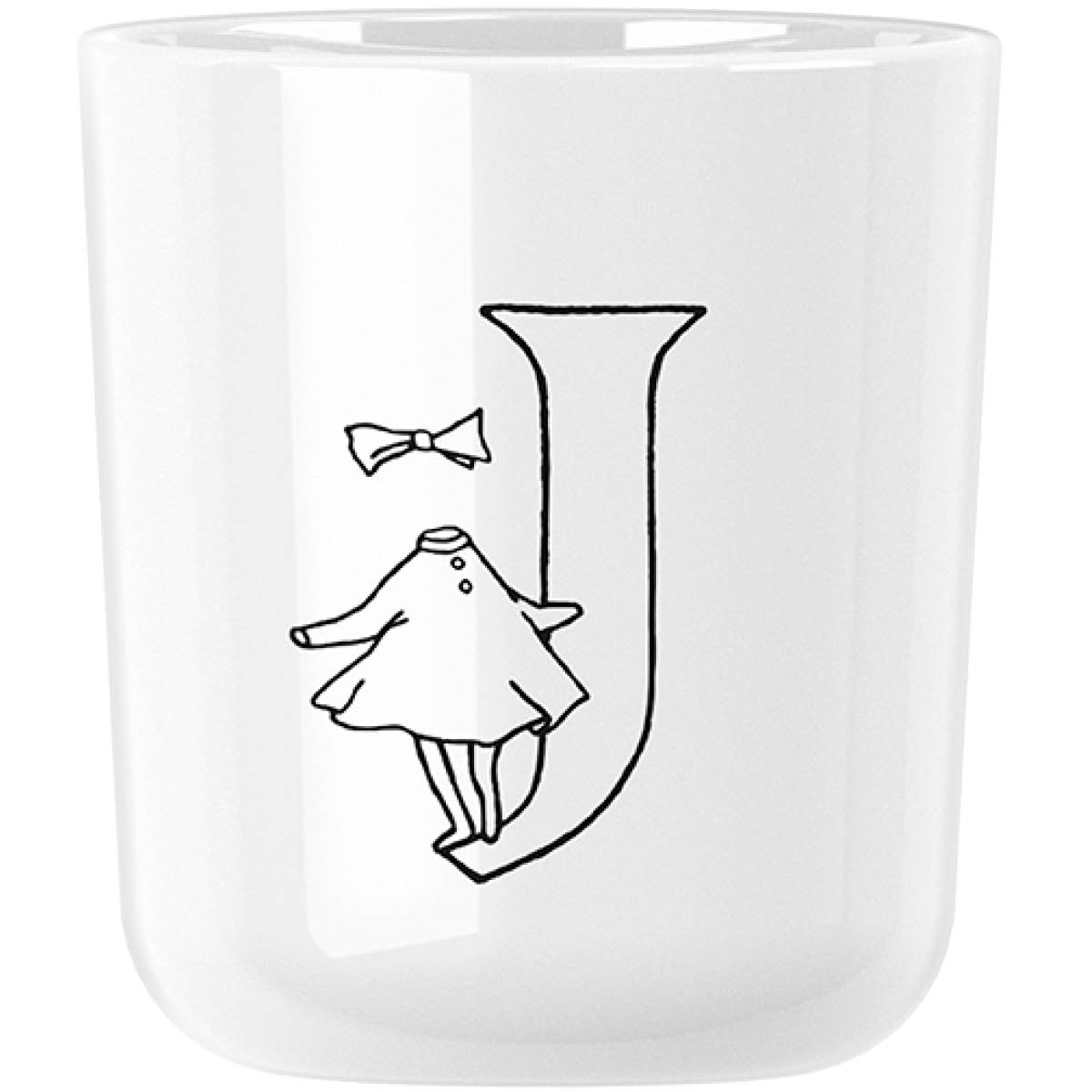 Läs mer om Rig-Tig - Moomin ABC Mugg 20 cl J Vit