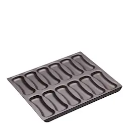 MasterClass Leivontavuoka Eclair-leivokset 31x25 cm Musta