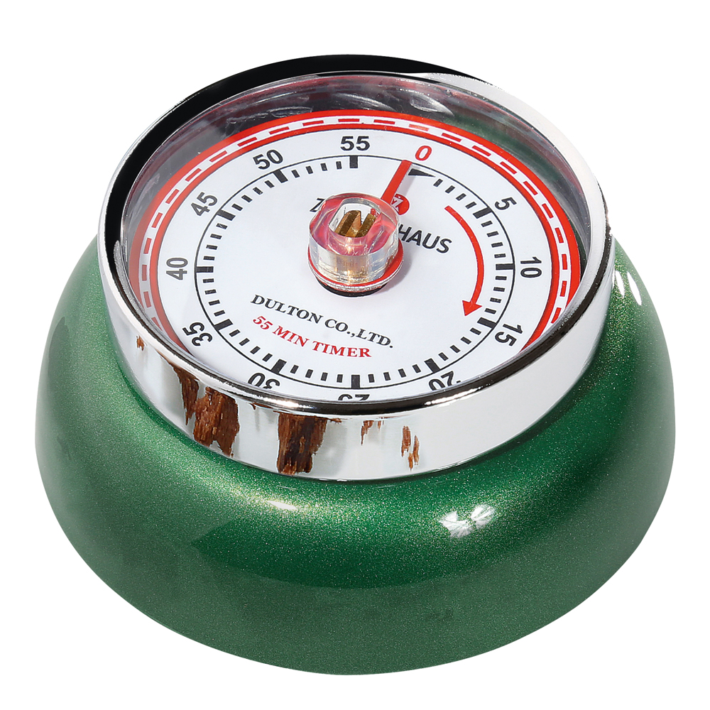 Zassenhaus – Retro Collection Timer med magnet Grön metallic