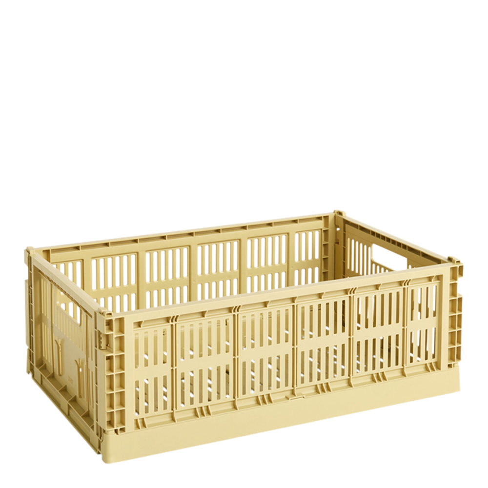 Läs mer om Hay - Colour Crate Förvaringslåda L Golden Yellow