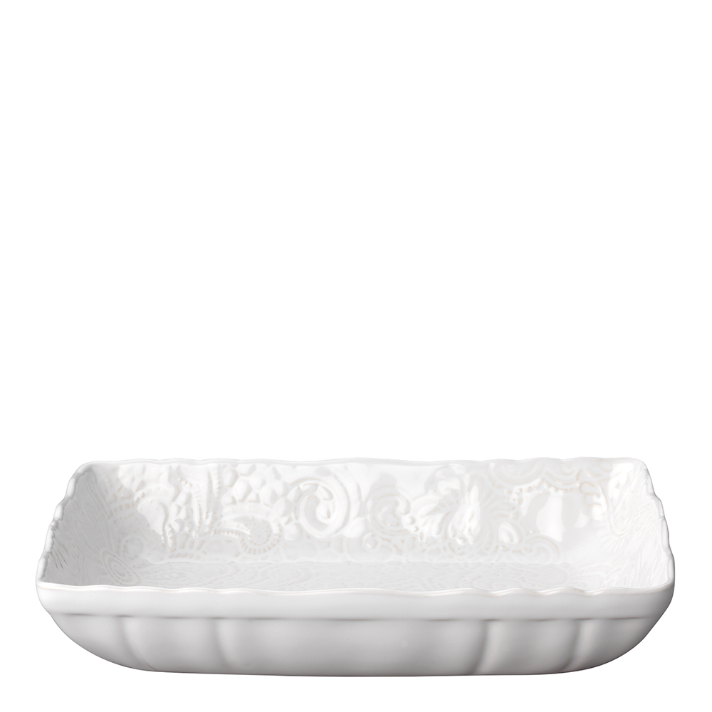 Sthål Arabesque Serveringsfat 23×15 cm White