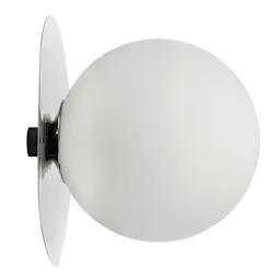 Byon Lush Globe Vägglampa 27 cm Silver/Vit