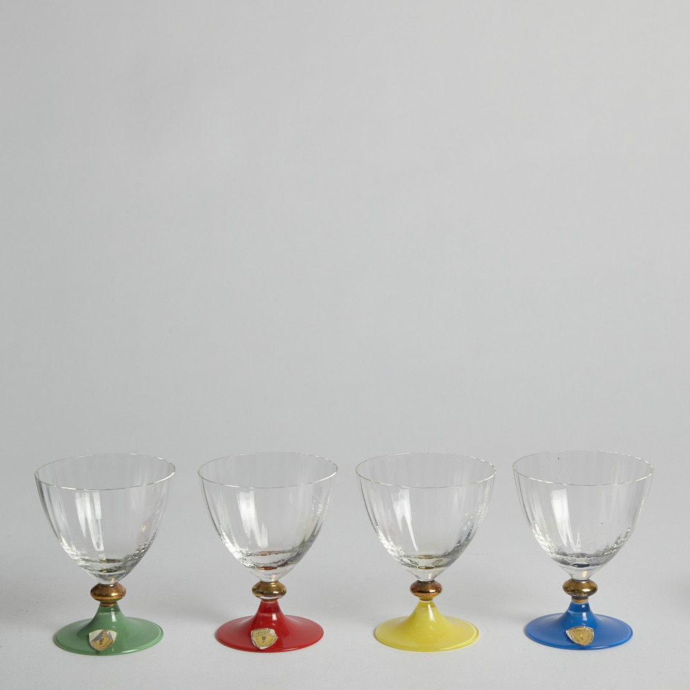Vintage – SÅLD Likörglas i Kristall 4 st Spiegeln