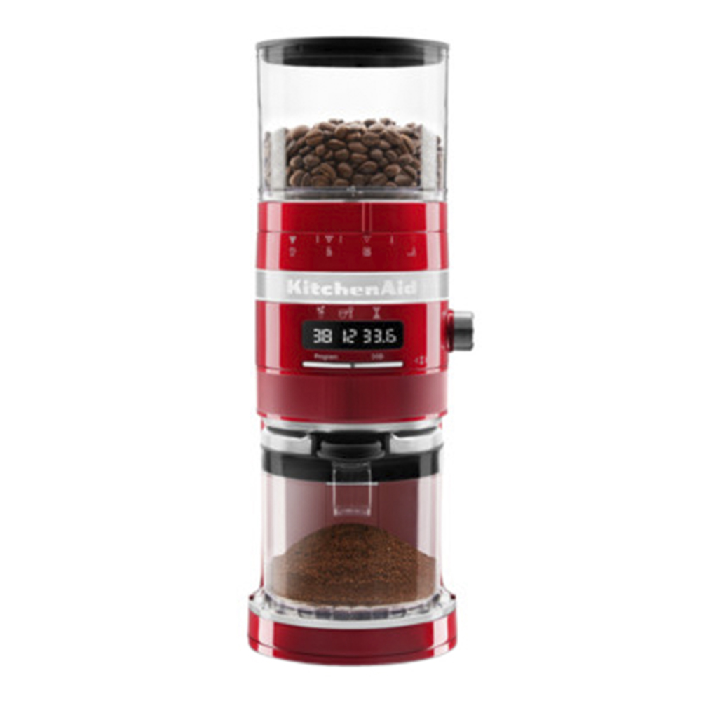 Läs mer om KitchenAid - KitchenAid Kaffekvarn Röd Metallic
