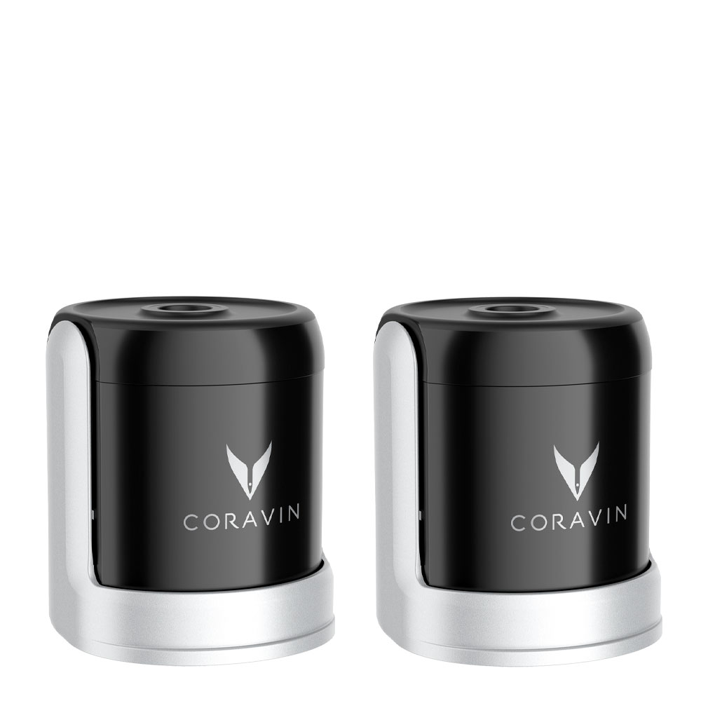 Coravin – Vinstop Sparkling 8 cm 2-pack Svart
