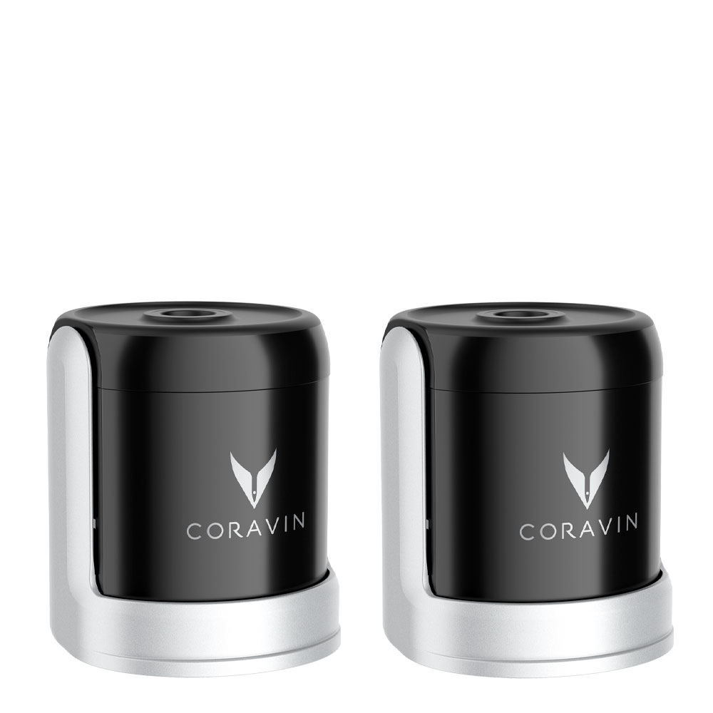 Coravin - Vinstop Sparkling 8 cm 2-pack Svart