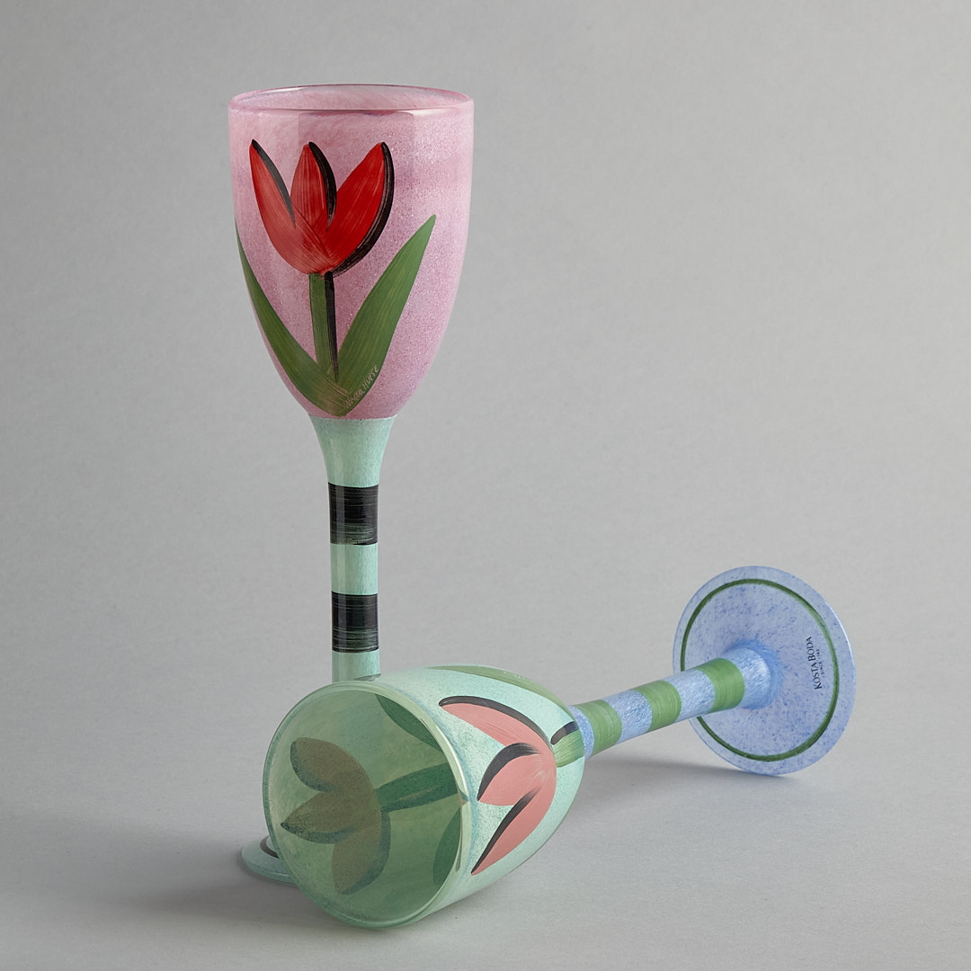 Kosta Boda – ”Tulipa” Pokaler av Ulrica Hydman Vallien