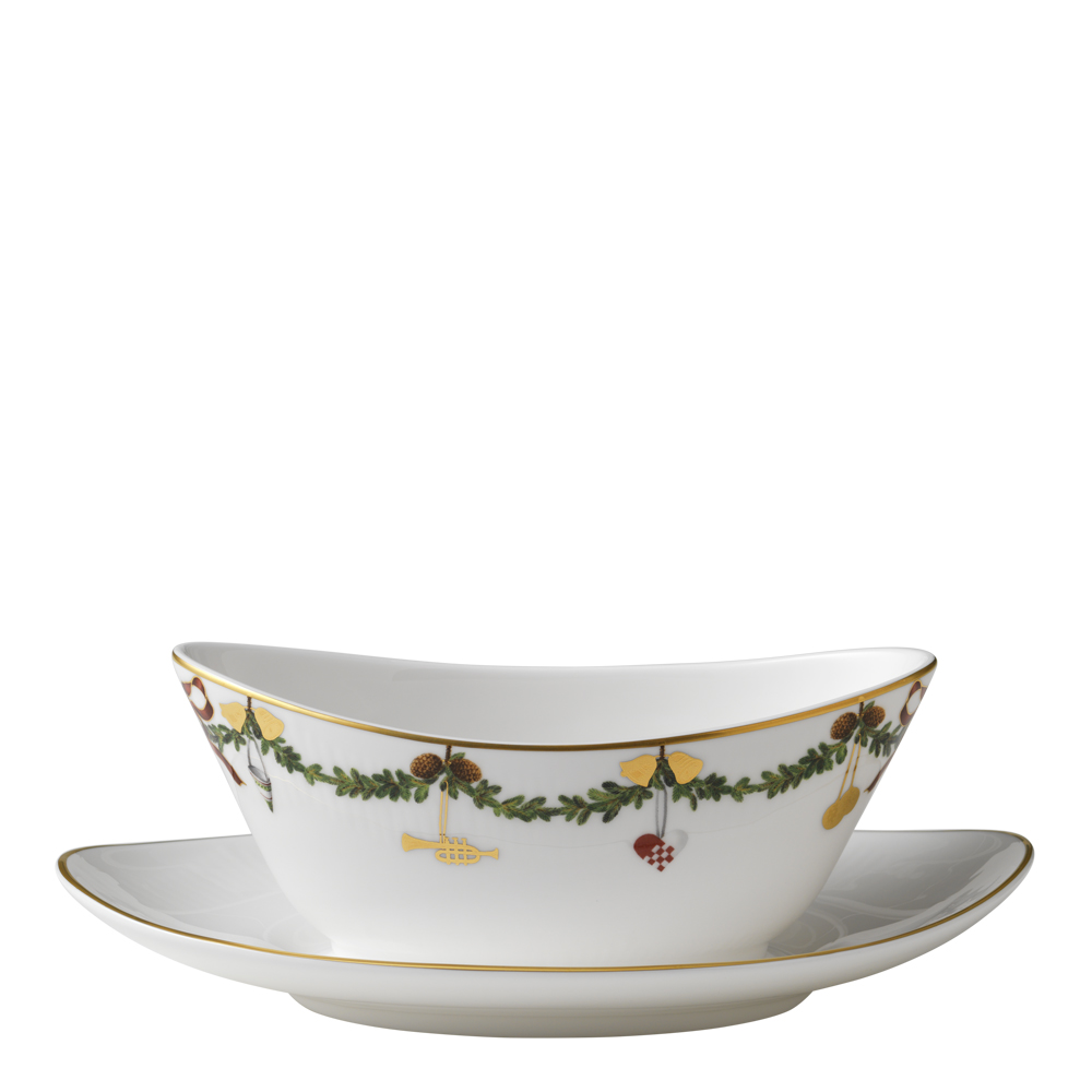 Royal Copenhagen – Star Fluted Christmas Såsskål 43 cl