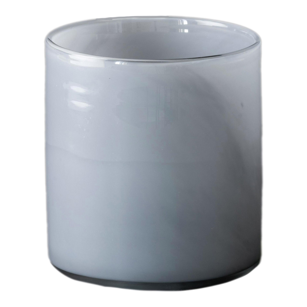 Tell Me More Interiors - Lyric Ljuslykta Glas 12x14 cm Dusty Blue