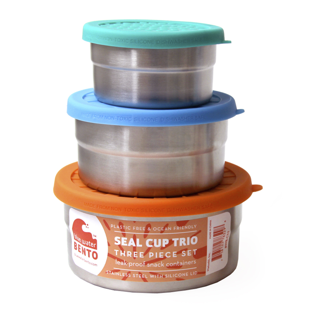 ECOlunchbox – Seal Cup Runda burkar 3 delar