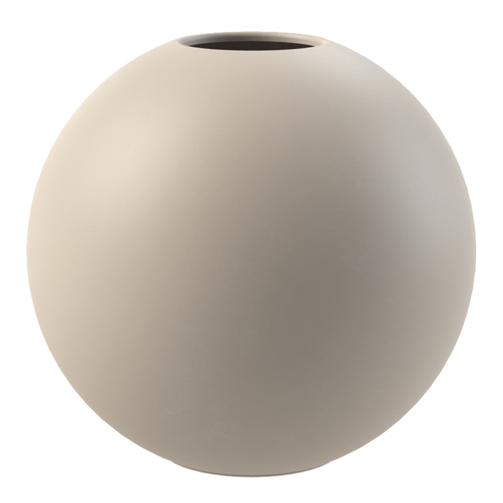 Läs mer om Cooee - Ball Vas 30 cm Sand