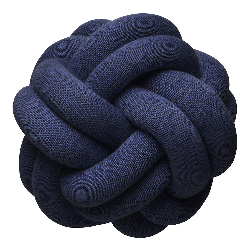 Design House Stockholm – Knot Kudde 30 cm Mörkblå