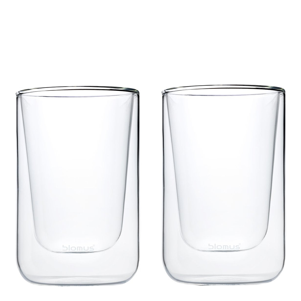 Blomus – Nero Cappuccinoglas isolerande 25 cl 2-pack