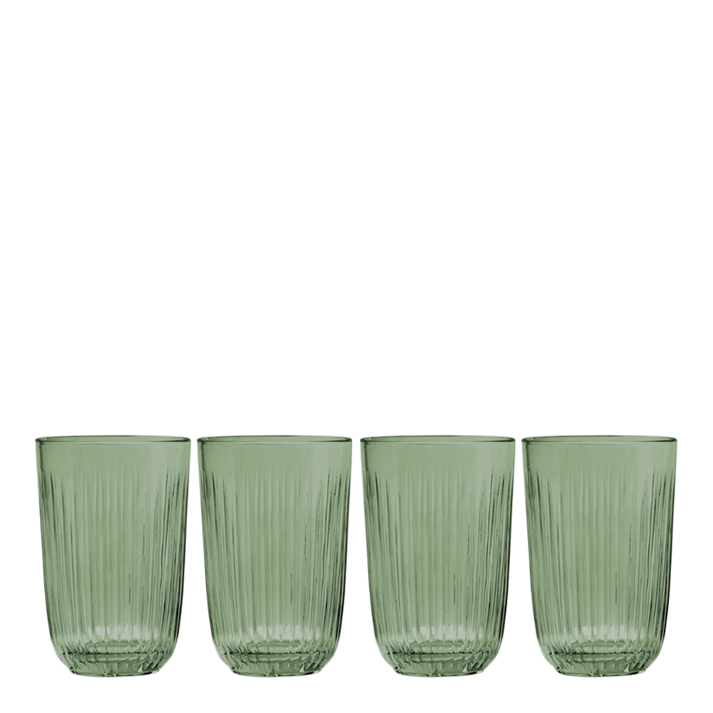 Kähler Design – Hammershøi Vattenglas 37 cl 4-pack Grön