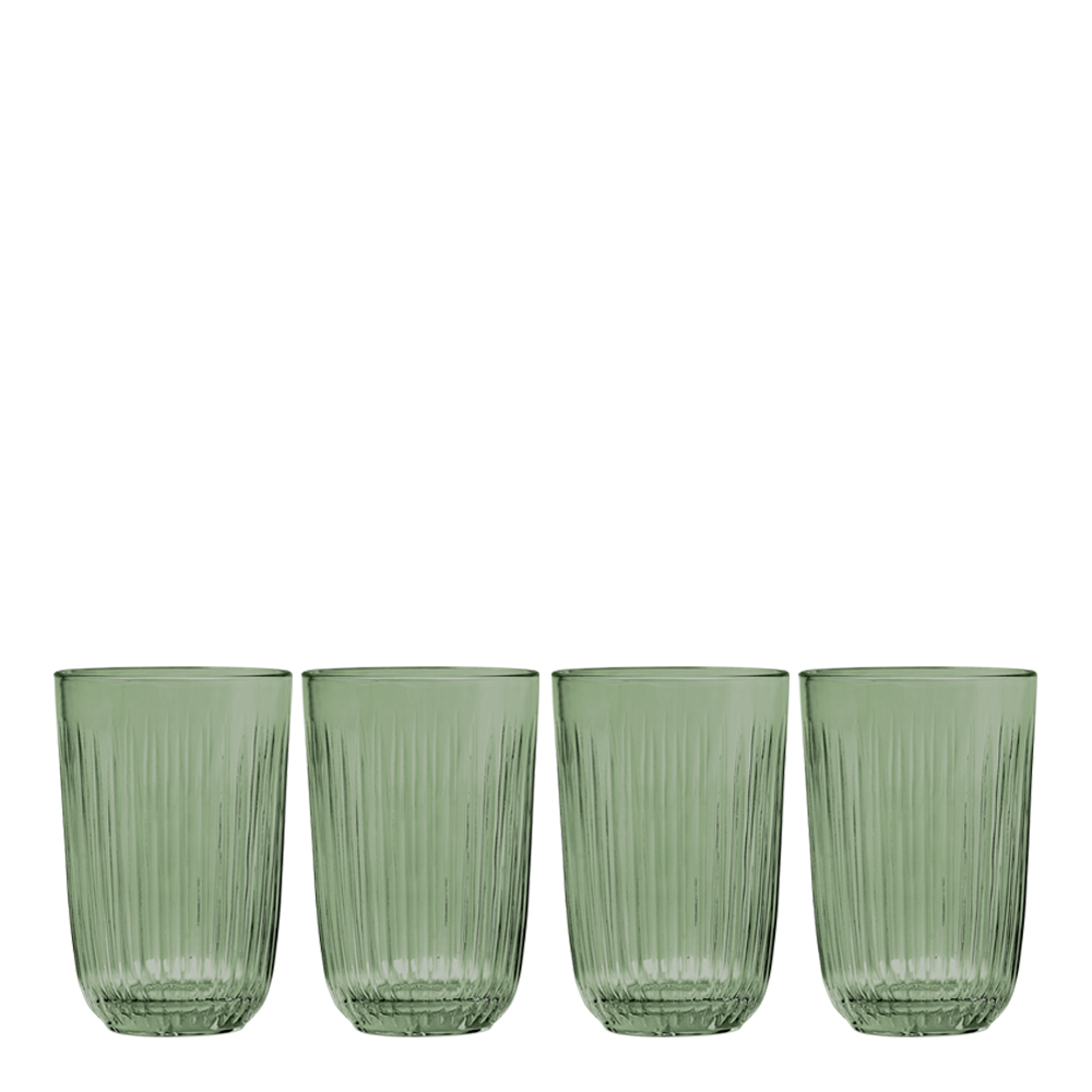 Kähler Design - Hammershøi Vattenglas 37 cl 4-pack Grön