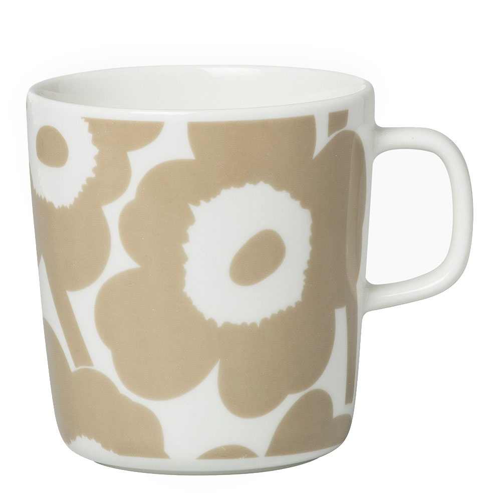 Marimekko – Unikko Mugg 40 cl Beige/Vit