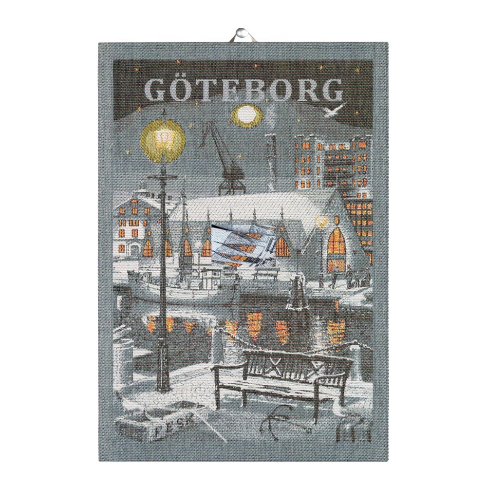 Ekelund - Göteborg Natt Kökshandduk 35x50 cm Flerfärgad