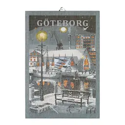 Ekelund Göteborg Natt Keittiöpyyhe 35x50 cm