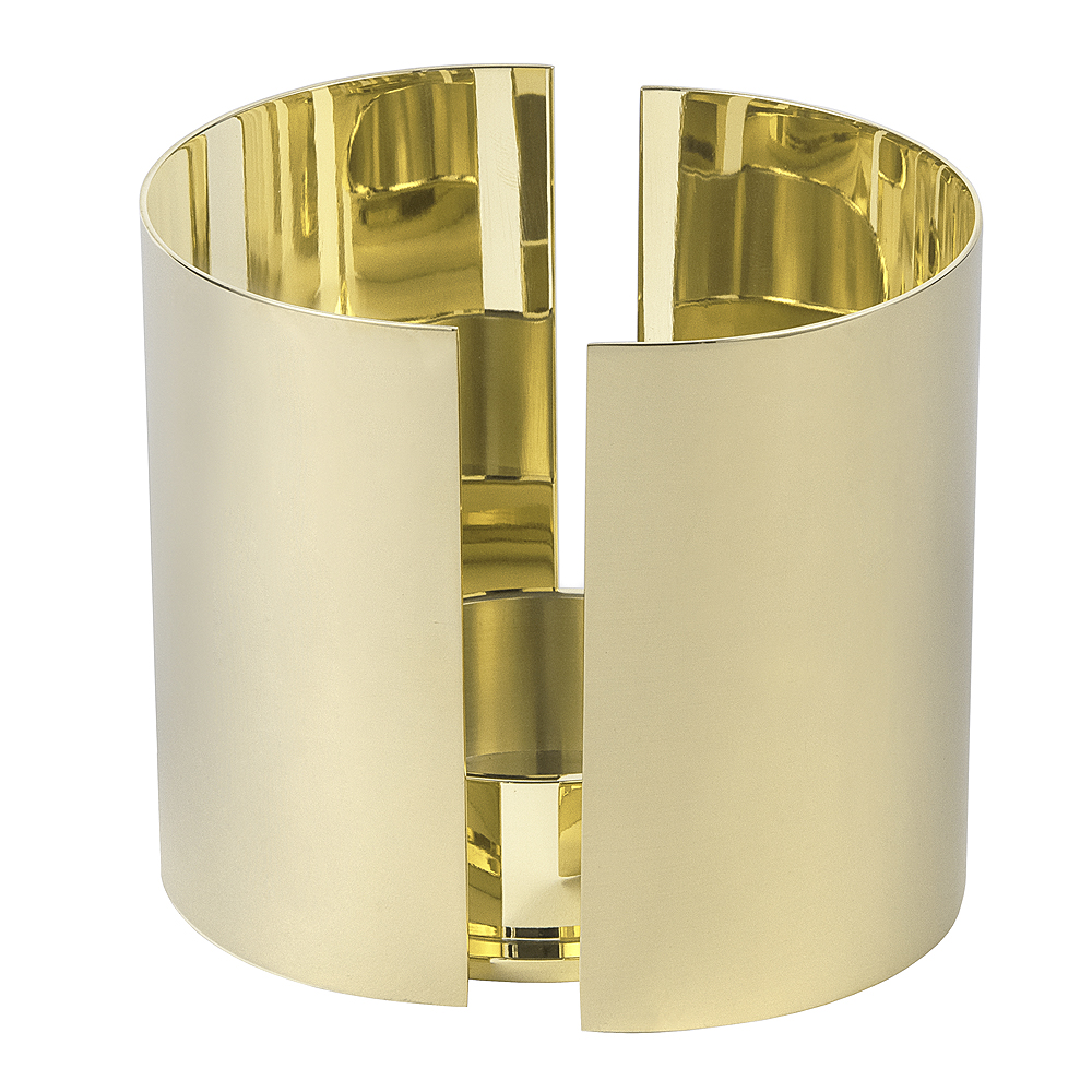 Skultuna - Infinity telysholder 3 deler 10 cm messing