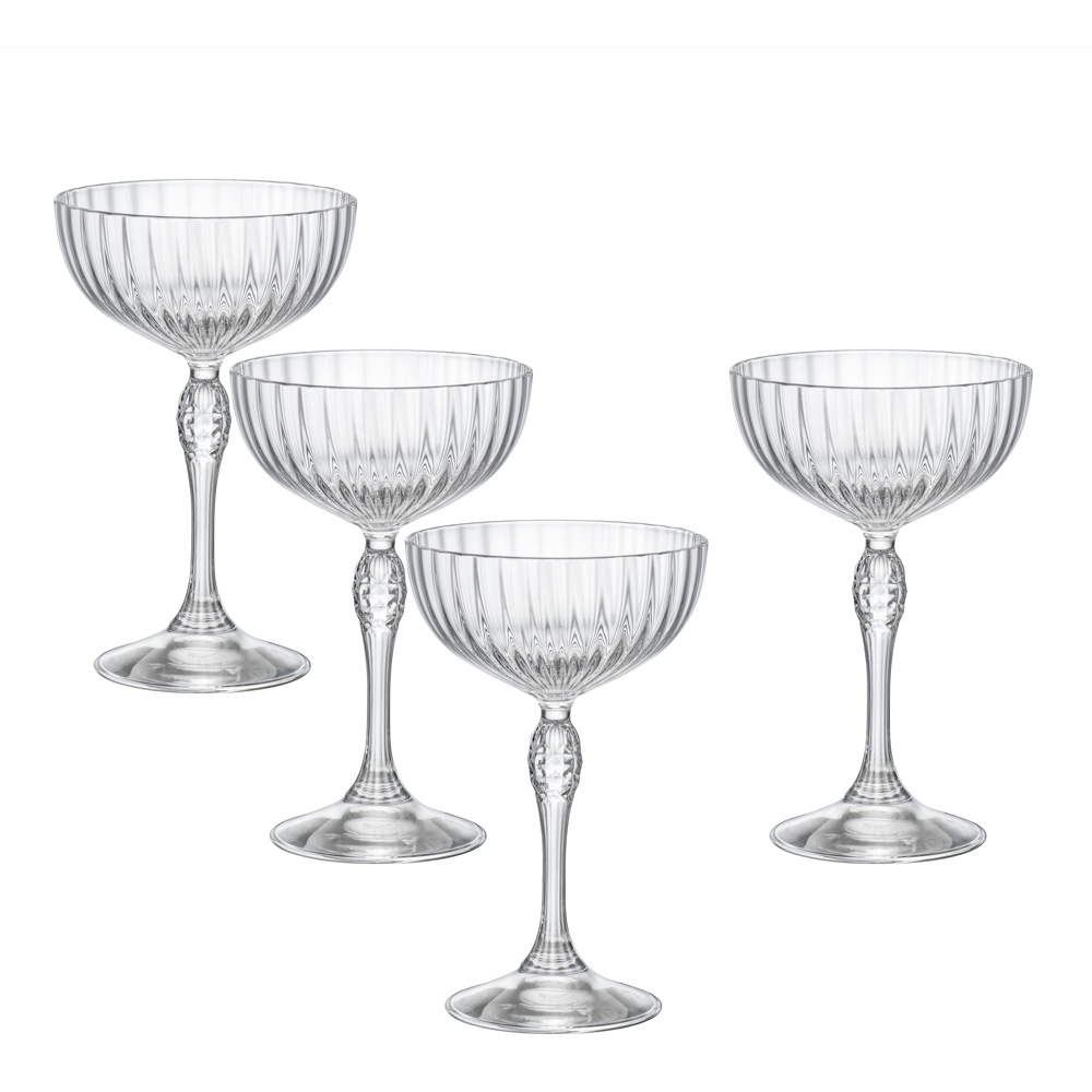 Läs mer om Modern House - America Cocktailglas 22 cl 4-pack Klar