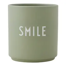 Design Letters Favourite Cup Smile Grön