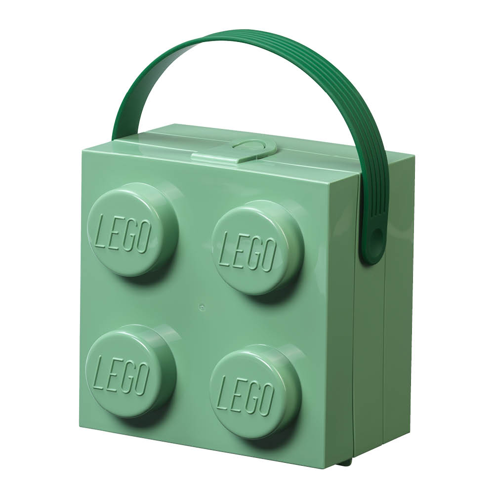 LEGO – Låda med Handtag Ljusgrön