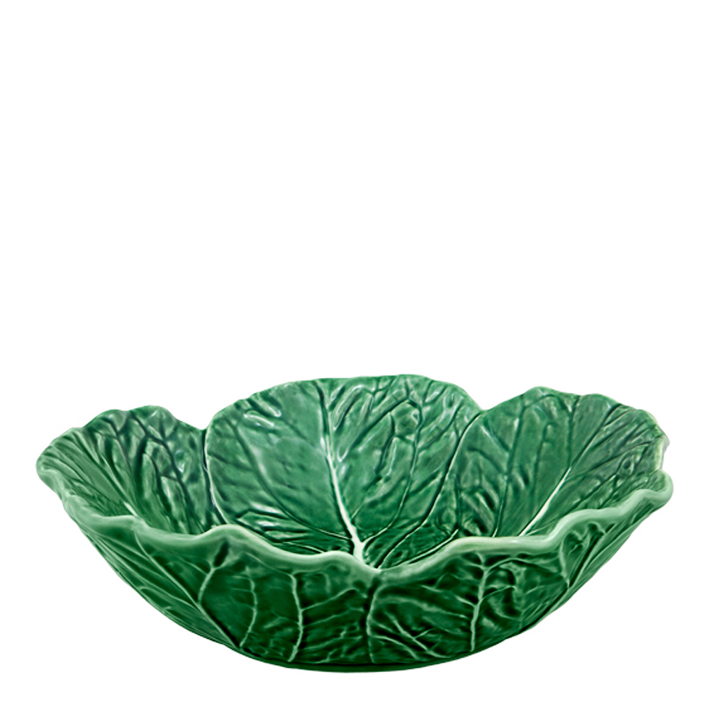 Bordallo Pinheiro - Cabbage Skål Kålblad 29 cm Grön