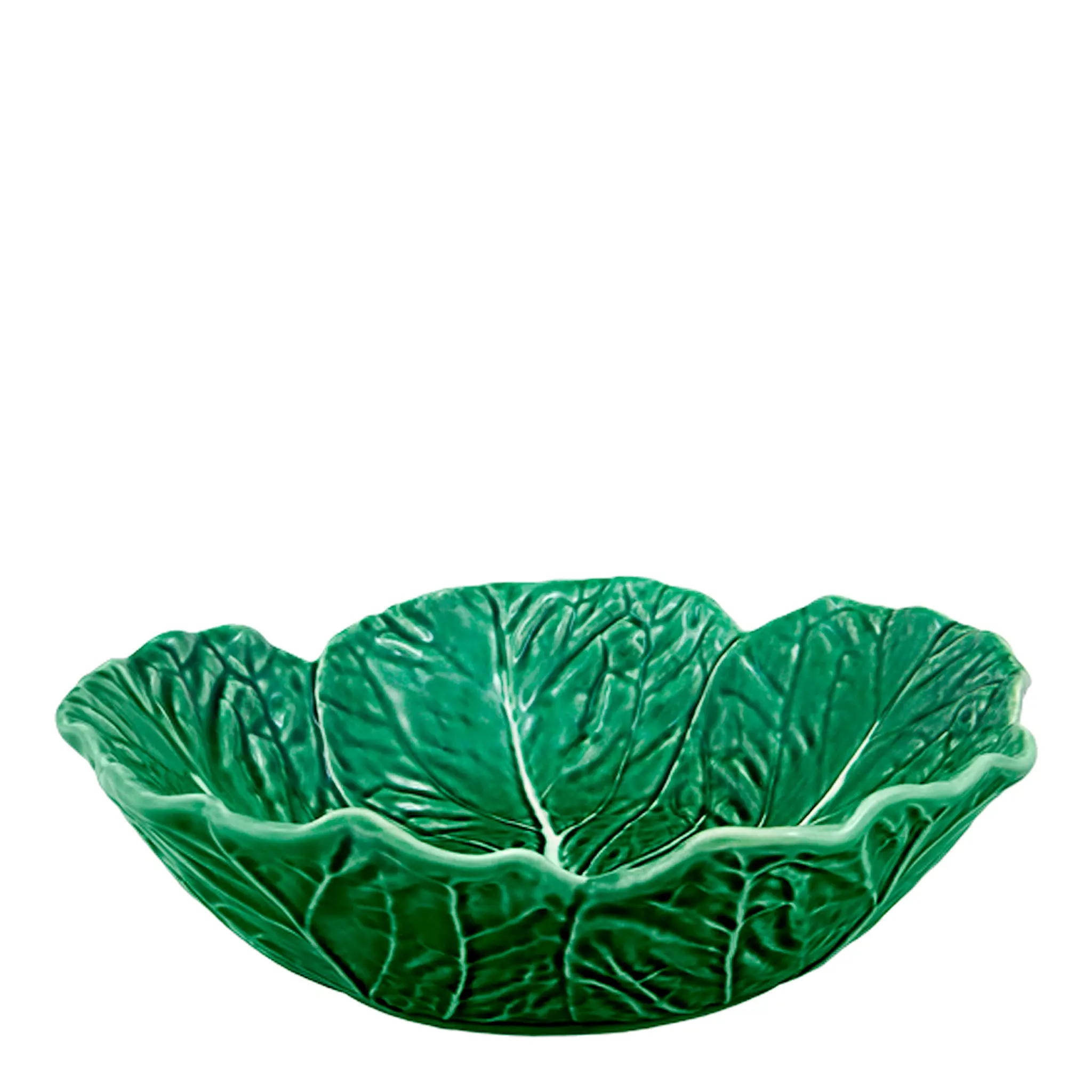 Bordallo Pinheiro Cabbage Skål Kålblad 29 cm Grön 
