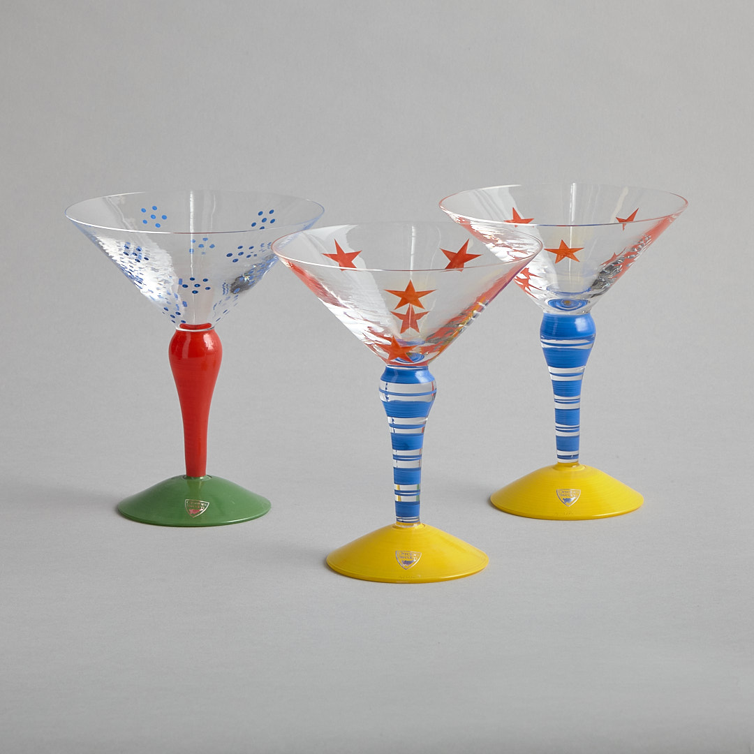 Orrefors – ”Clown” Martiniglas 3 st