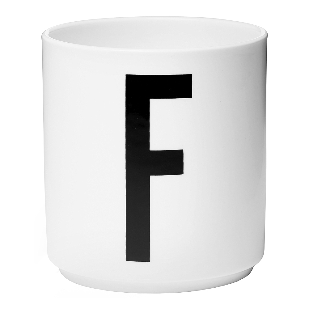 Design Letters Mugg F Vit