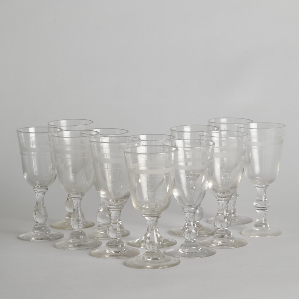 Vintage - SÅLD Snapsglas "Rydbergsglas" 12 st