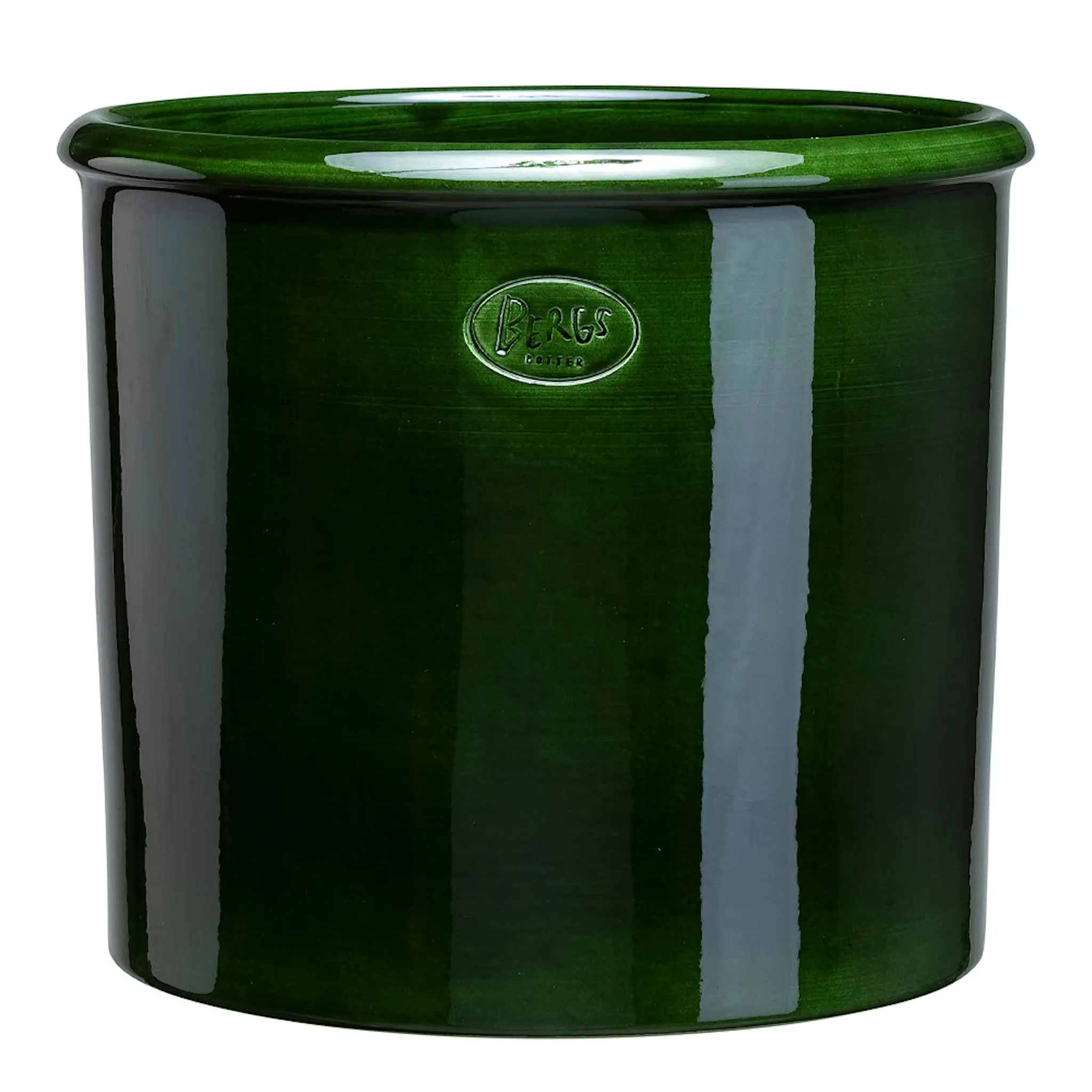 Bergs Potter Modena Kruka 40 cm Grön Glasyr