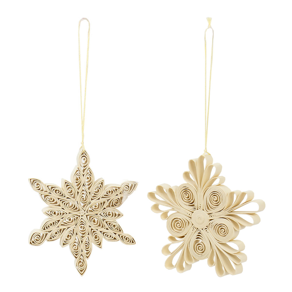 Afroart - Julepynt Stjerner 10 cm 2 stk