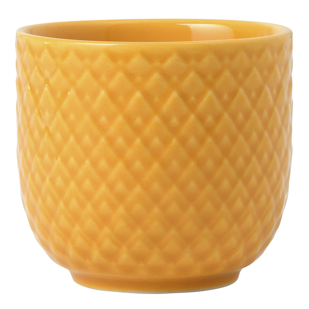Lyngby Porcelain - Rhombe Color Äggkopp 5 cm Gul