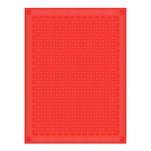 Ekelund Åttebladrose Duk 150x310 cm Rød