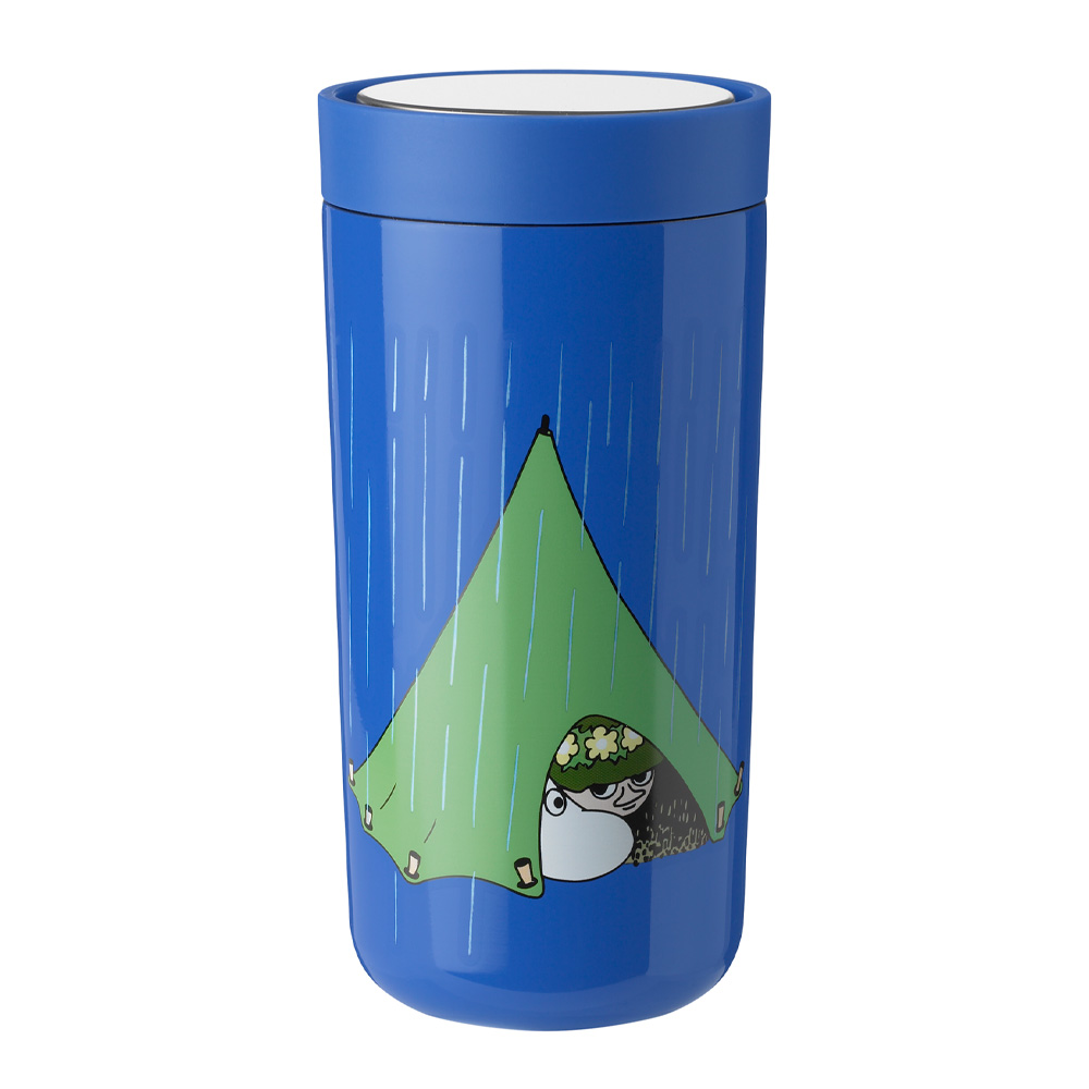 Läs mer om Stelton - Mumin To Go Click Termosmugg 0.4 L Moomin camping