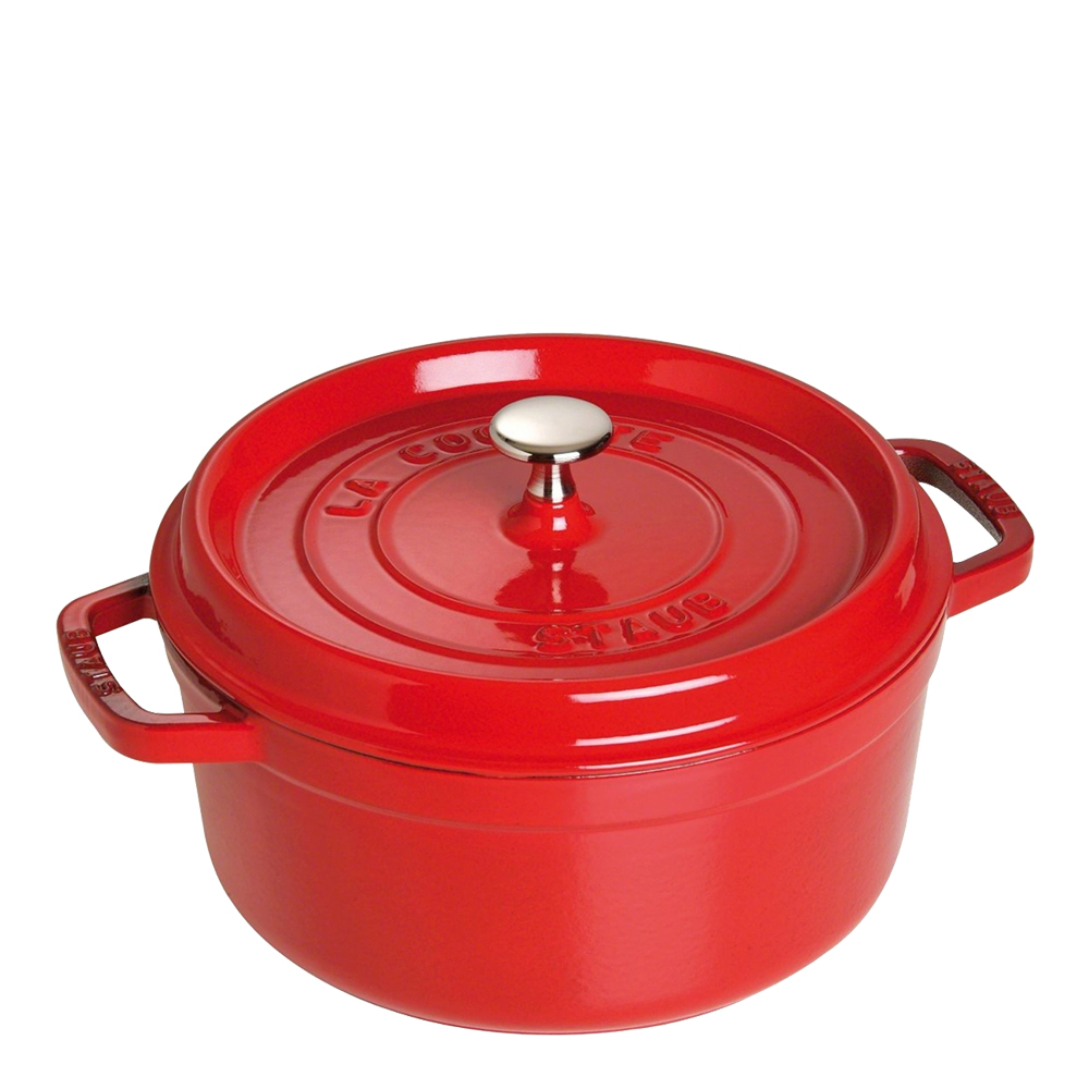 Staub - Gryta 5,2 L rund Röd