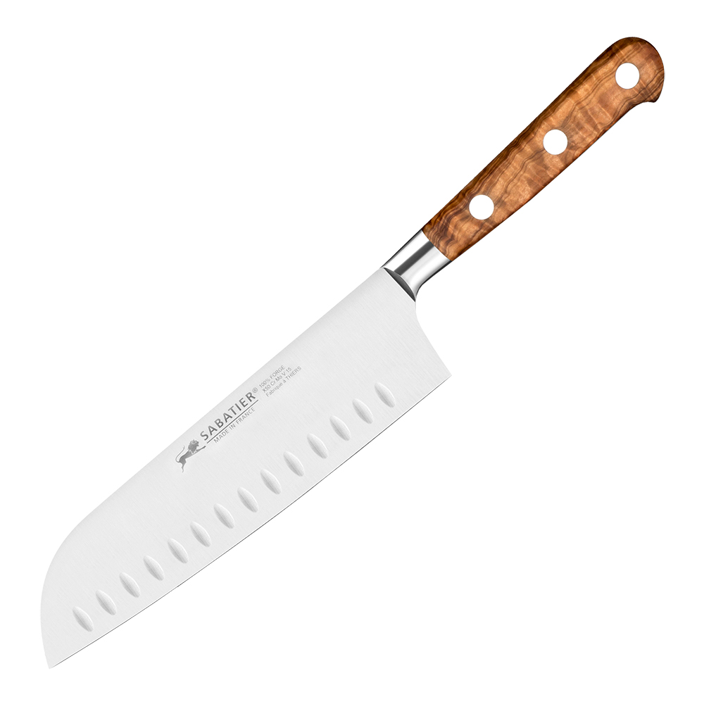 Ideal Provence Santoku -veitsi 18 cm Teräs/Oliivipuu