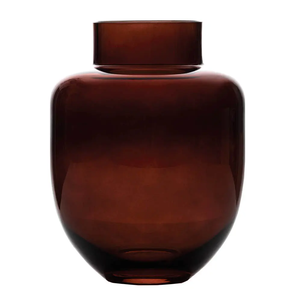 Family vase 11x8,4 cm brun
