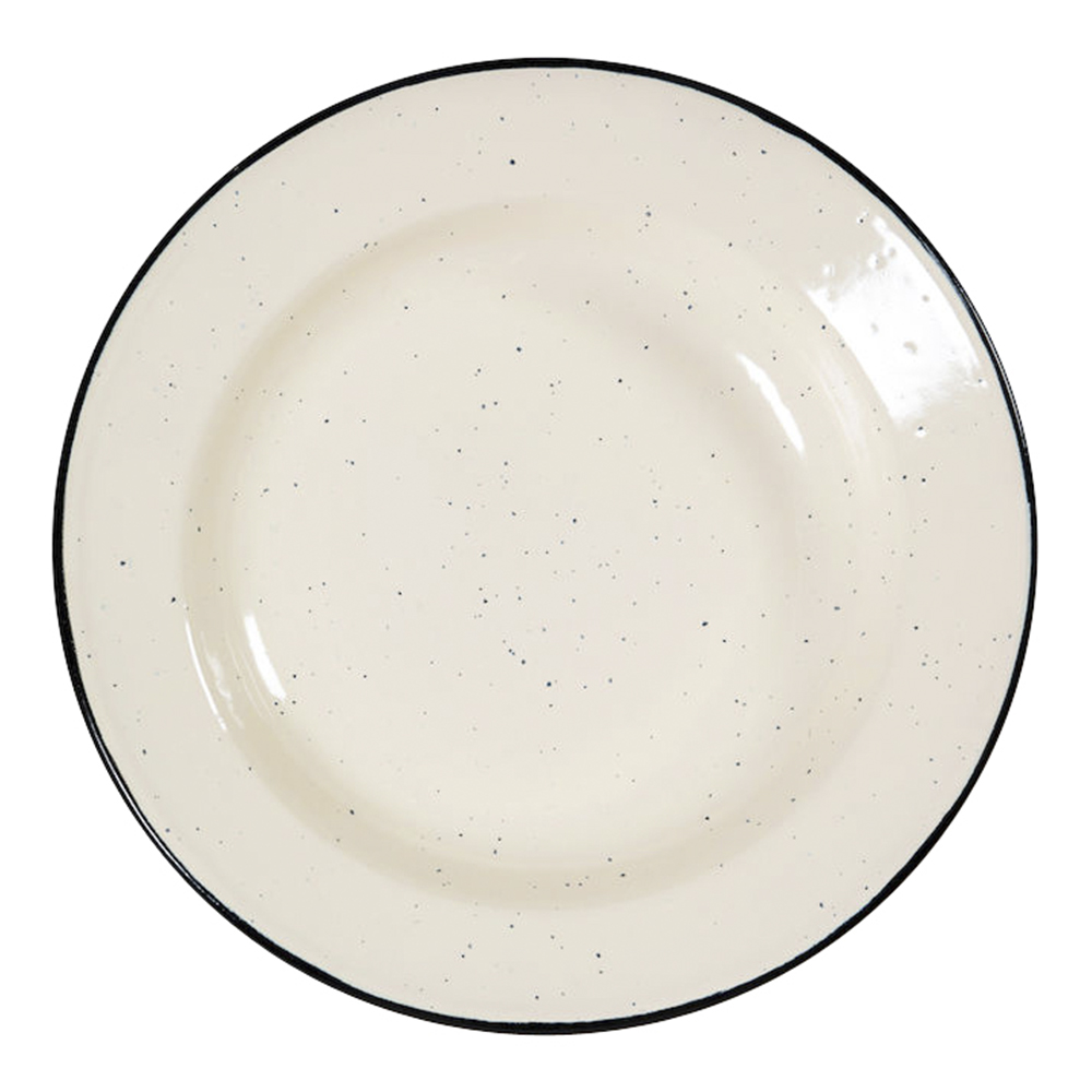 Sagaform - Doris emaljetallerken 20 cm beige