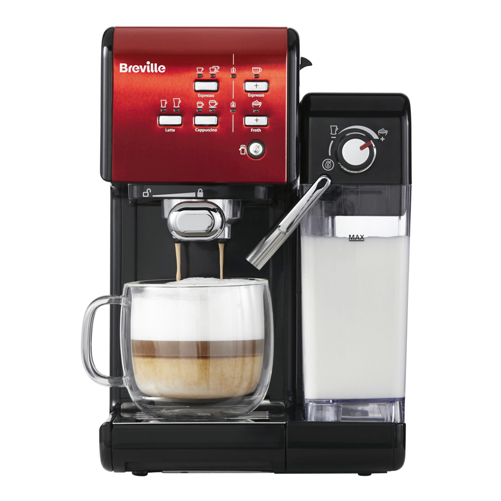Läs mer om Breville - Prima Latte II Kaffemaskin Röd