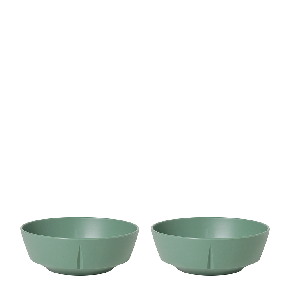 Läs mer om Rosendahl - CG Take Skål 15.5 cm 2-pack Dimgrön